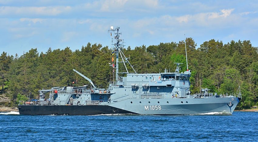 Alemania envía un cazaminas al Mediterráneo como gesto a Trump