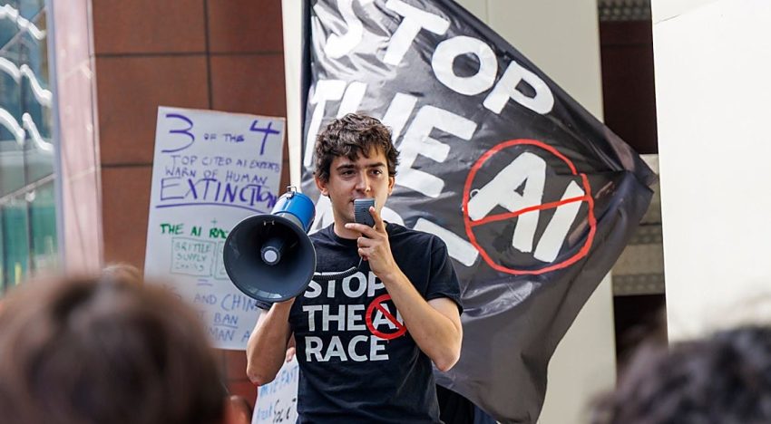 Trazzi, el joven que lidera la rebelión contra la IA: «Queremos tener el control de nuestras vidas»