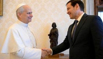 El Papa recibe a Marco Rubio en el Vaticano para una «conversación franca» tras las críticas de Trump