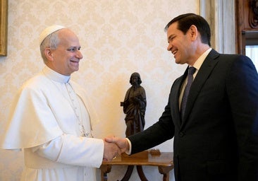 El Papa recibe a Marco Rubio en el Vaticano para una «conversación franca» tras las críticas de Trump