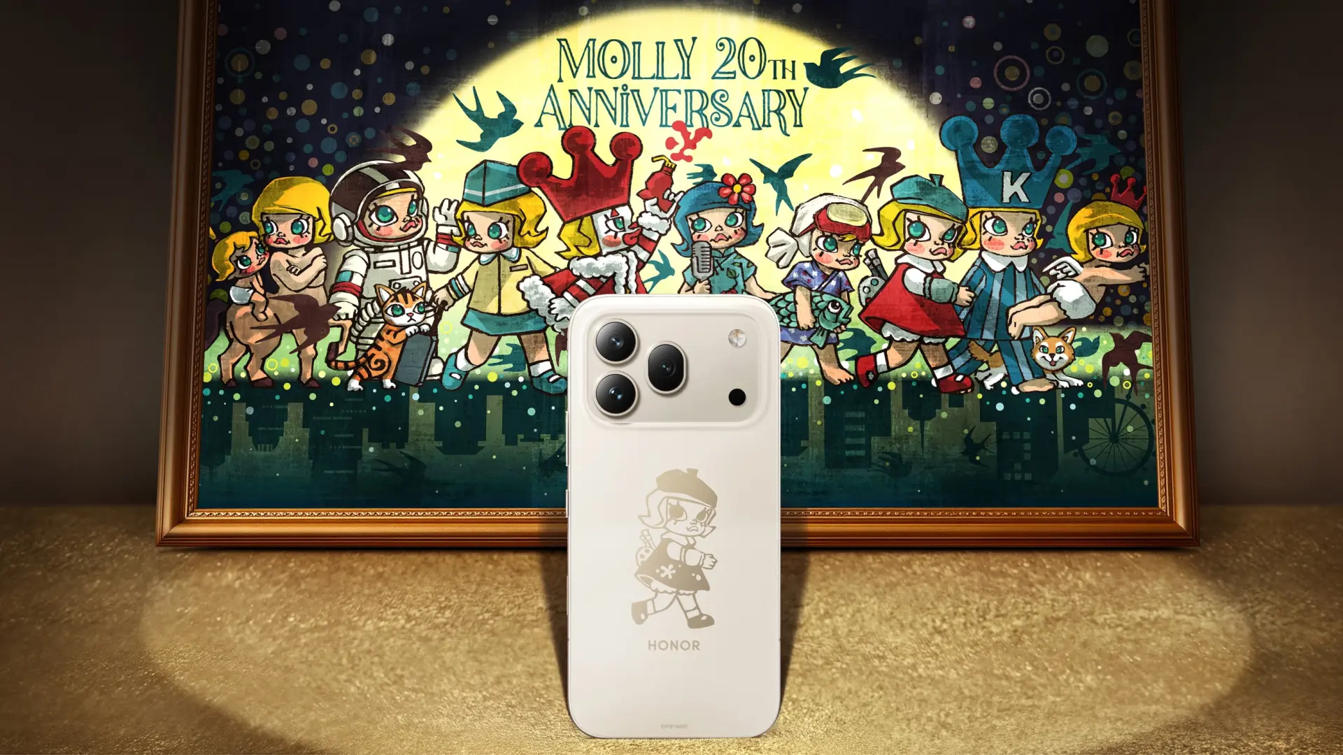 HONOR tiene un móvil inspirado en Molly, la niña de Pop Mart que arrasaba antes de los labubu