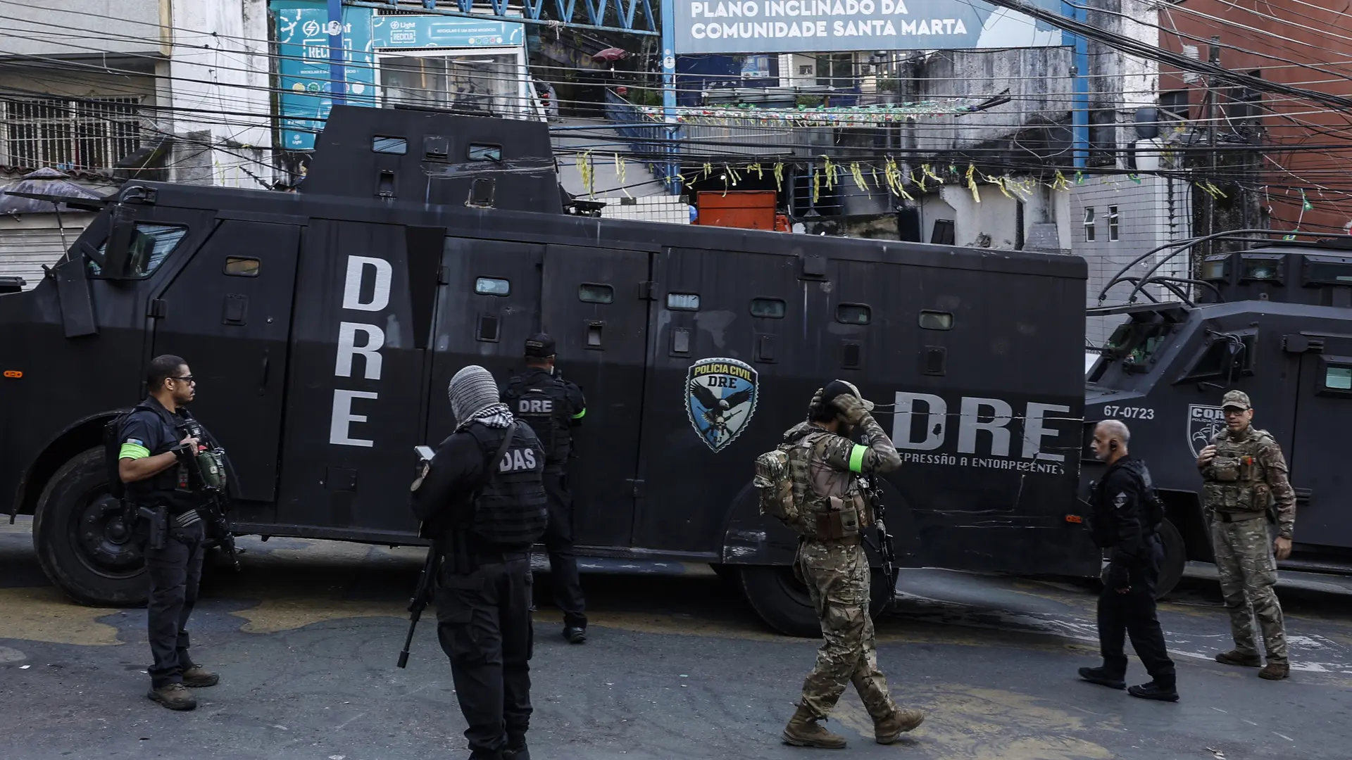 Un herido, seis detenidos y 50 turistas atrapados tras un tiroteo en Río de Janeiro