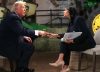 Trump abandona furioso una entrevista en la NBC e insulta a la periodista por sus preguntas: «O eres corrupta o estúpida»