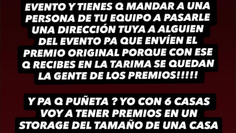 El exmanejador de Anuel AA se desvincula de almacén abandonado con premios