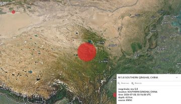 Dos terremotos de 5,7 y 5,8 sacuden la provincia occidental china de Qinghai en apenas 20 minutos