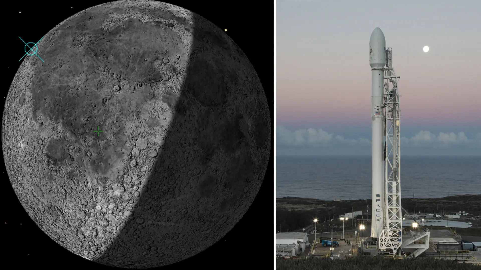 Un cohete descontrolado de SpaceX está a punto de chocar contra la Luna y podría abrir un cráter de 17 metros