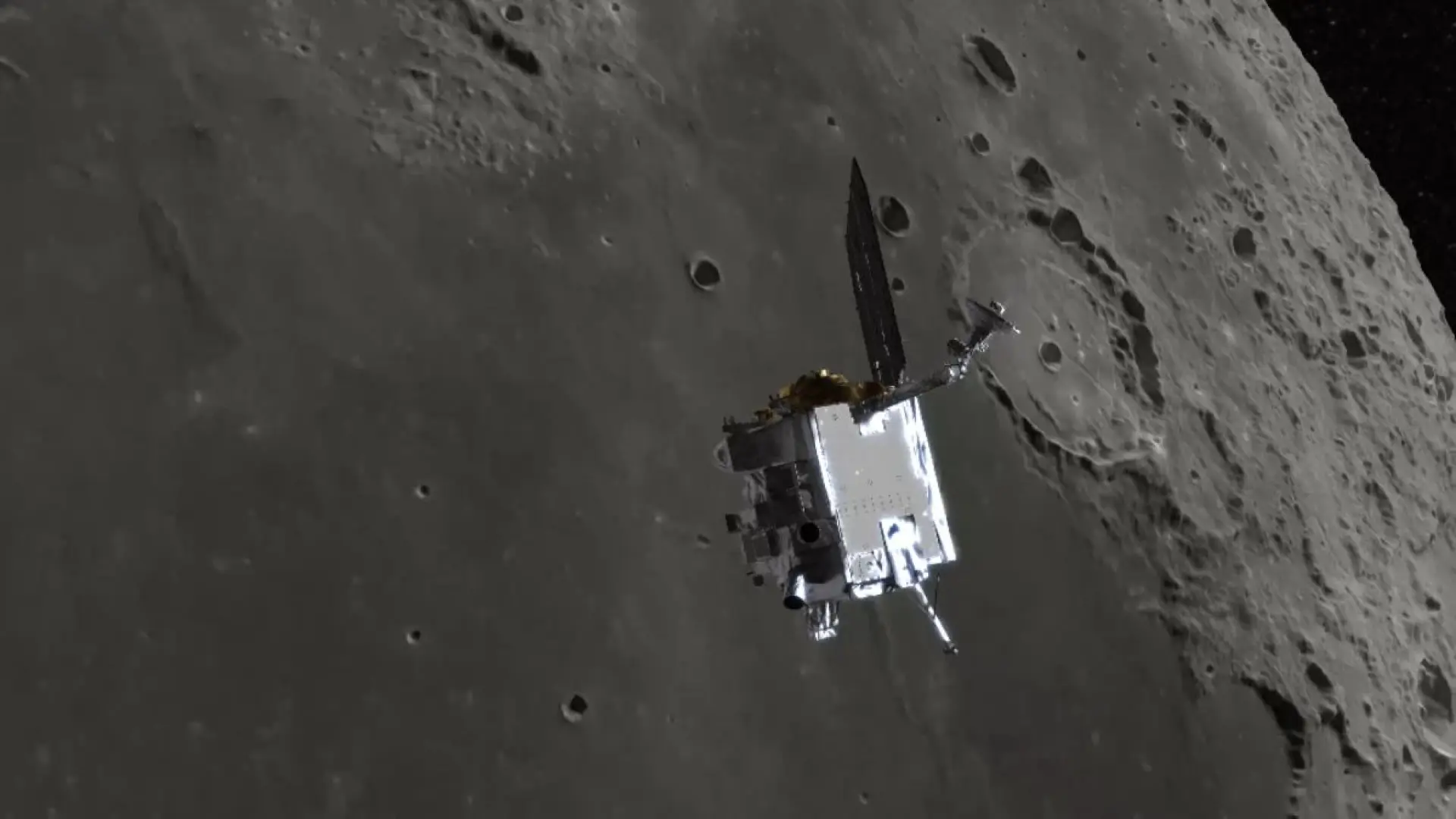 La NASA publica las imágenes del cráter provocado por el impacto de un cohete de SpaceX en la Luna