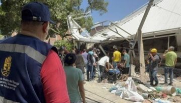 «Iba rumbo a la oficina cuando el suelo comenzó a brincar»