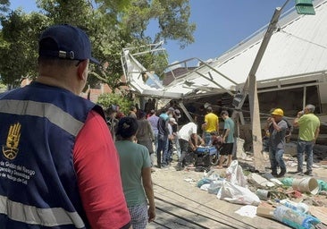 «Iba rumbo a la oficina cuando el suelo comenzó a brincar»
