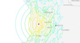 Mapas y gráficos del terremoto en Colombia