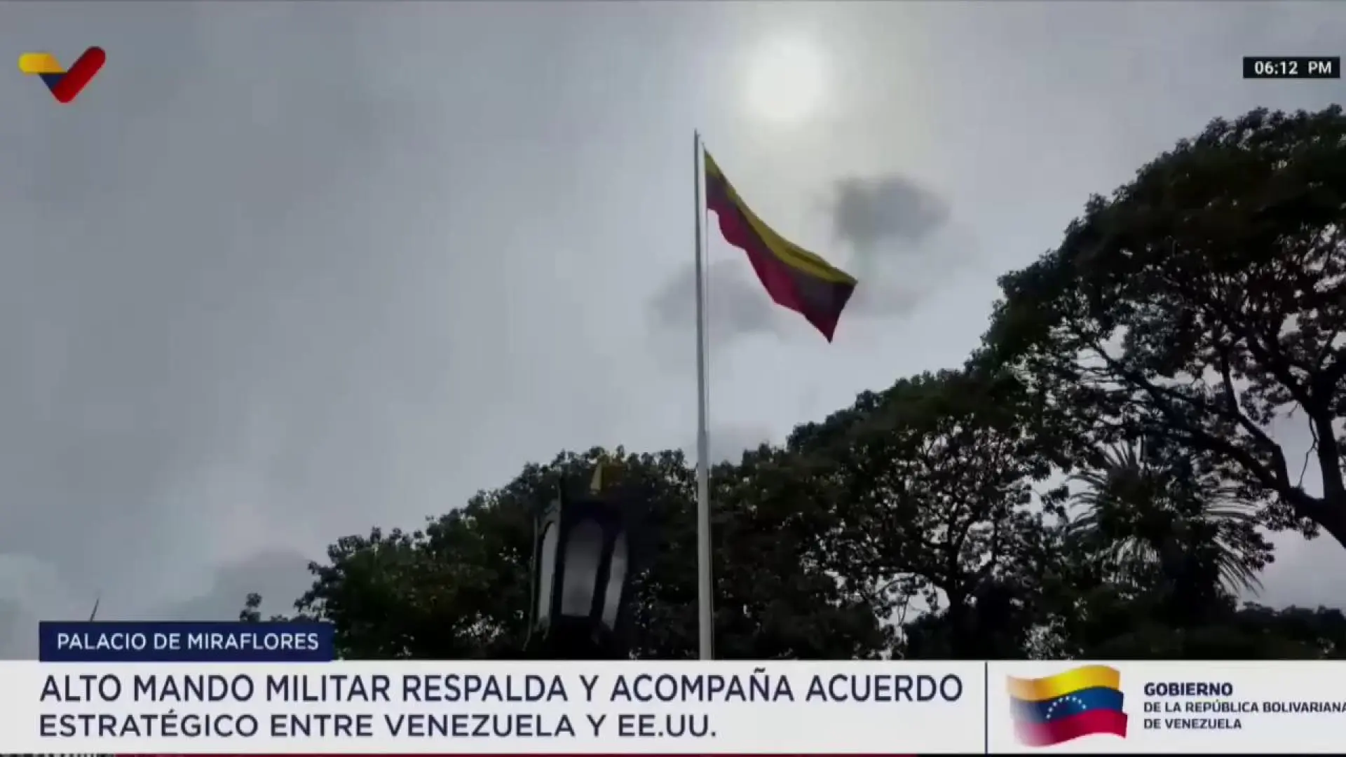 La cúpula militar venezolana apoya el acuerdo con EEUU y dice que no es una «subordinación»