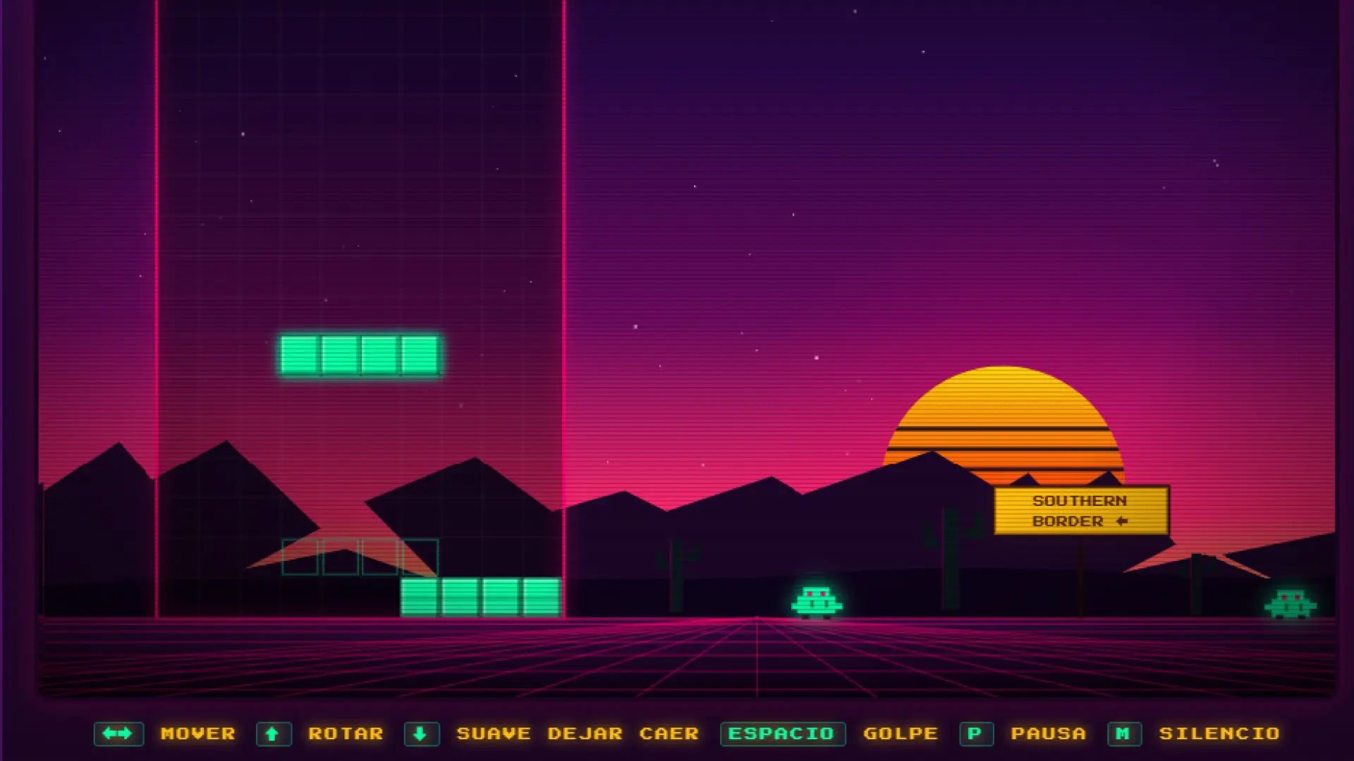 Tetris amenaza con acciones contra la Casa Blanca por su videojuego 'Construye el Muro'