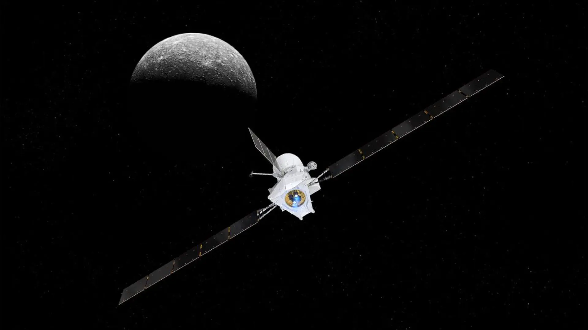 La misión BepiColombo inicia su llegada a Mercurio tras superar con éxito una maniobra clave