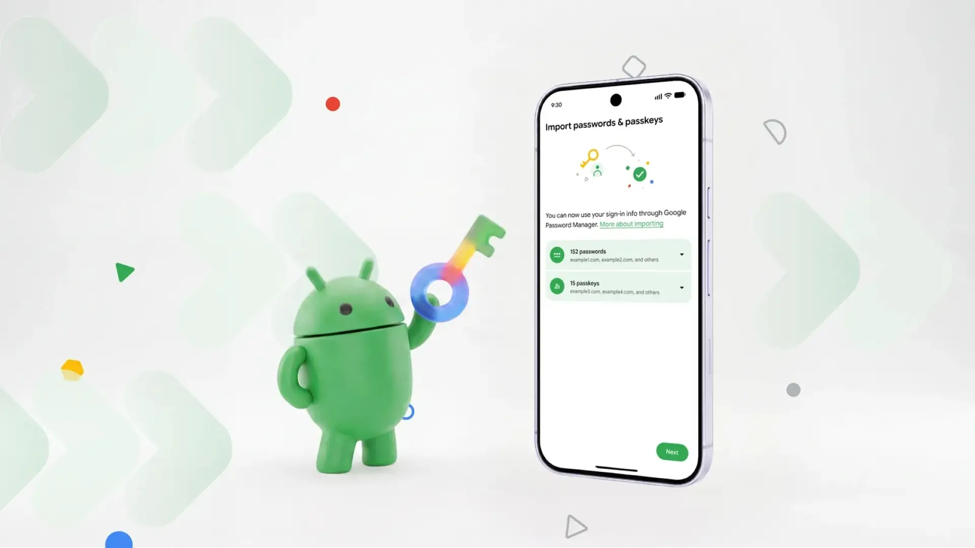 Android estrena una función para mover todas tus contraseñas sin ponerlas en riesgo