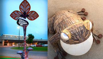 Instalación en un metro y coquí gigante conquistan premios internacionales de arte urbano