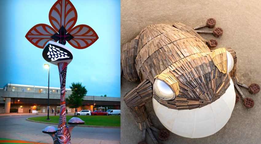 Instalación en un metro y coquí gigante conquistan premios internacionales de arte urbano