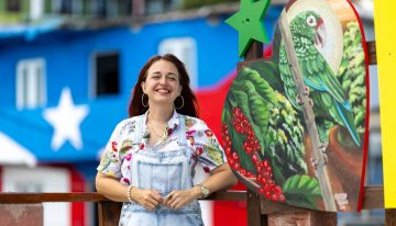 Puerto Rico le pintó un nuevo hogar a la artista ucraniana Tsvetana Dondero