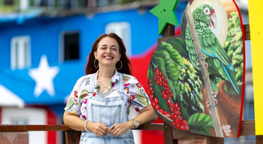 Puerto Rico le pintó un nuevo hogar a la artista ucraniana Tsvetana Dondero