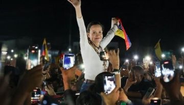 El regreso de María Corina, un balón de oxígeno para Trump y los republicanos con el voto hispano