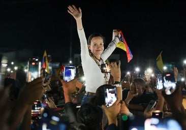 El regreso de María Corina, un balón de oxígeno para Trump y los republicanos con el voto hispano