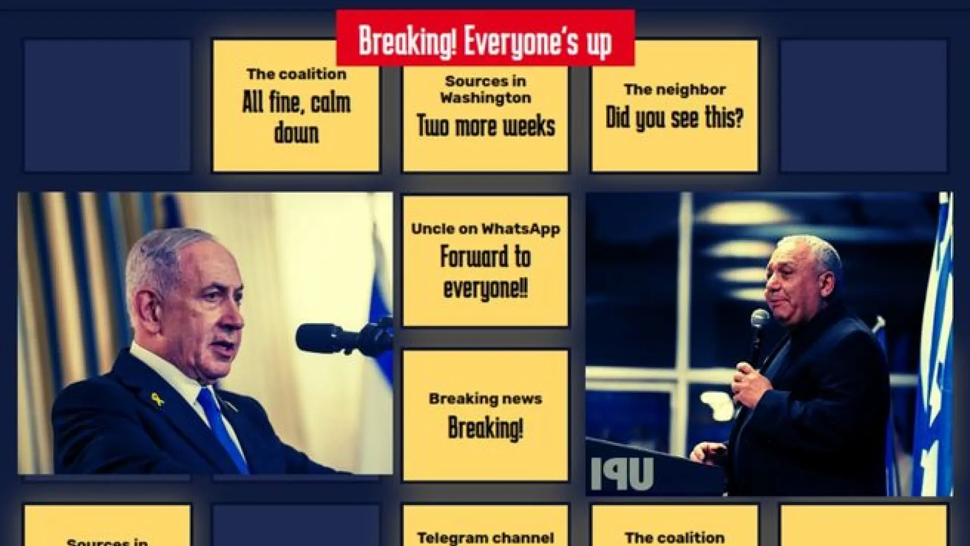 'Sleepy Bibi': así es el videojuego lanzado por el principal rival electoral de Netanyahu que critica su prevención de los ataques del 7-O
