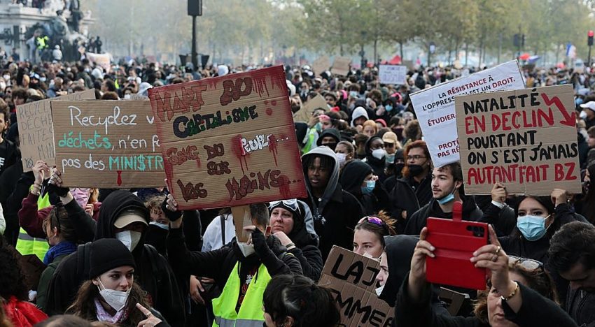 Manifestación en París, en directo: última hora de las protestas y los posibles disturbios en Francia hoy, sábado