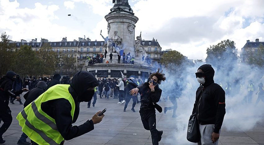 Al menos 166 detenidos en las protestas en Francia contra el coste de la vida