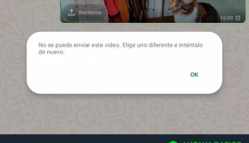 «No se puede enviar este vídeo por WhatsApp»: por qué se muestra este error y cómo solucionarlo