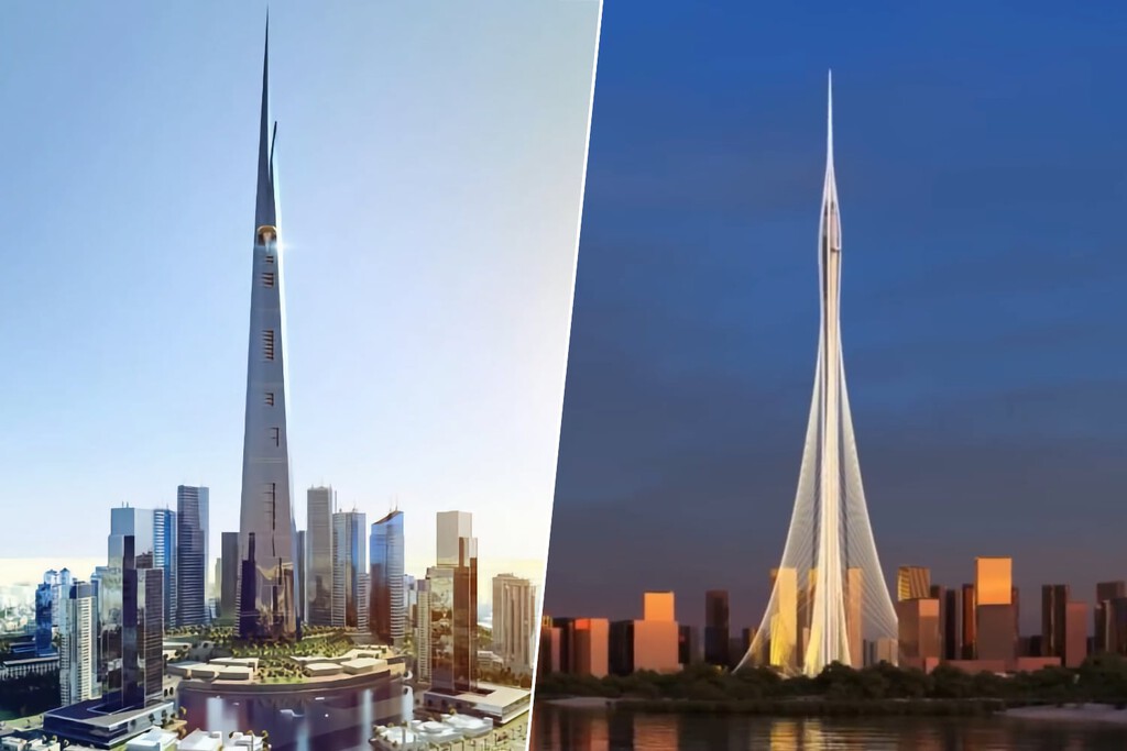 Arabia Saudí y Dubai están enfrascadas en una carrera grandilocuente: la construcción del rascacielos más alto del mundo