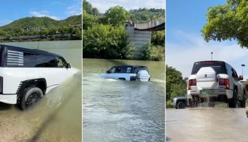 Ya hemos visto al Yangwang U8 de BYD flotar en un río. Es más impresionante de lo que imaginábamos