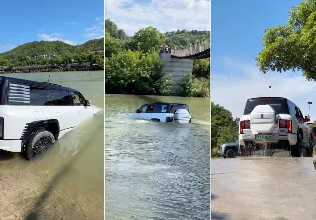 Ya hemos visto al Yangwang U8 de BYD flotar en un río. Es más impresionante de lo que imaginábamos