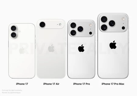 Concepto de gama iPhone 17