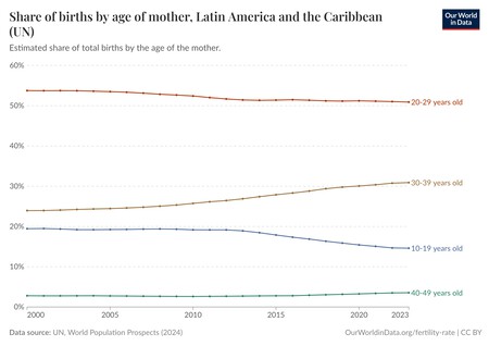 Share Of Births By Age Of Mother 3