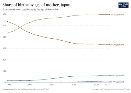 Share Of Births By Age Of Mother 4