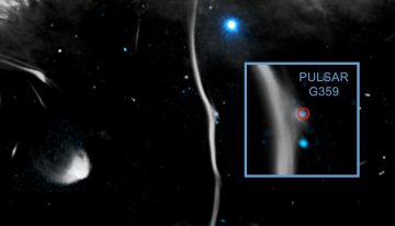 El observatorio Chandra X-ray nos muestra cómo una estrella de neutrones le ha «fracturado un hueso» a nuestra galaxia