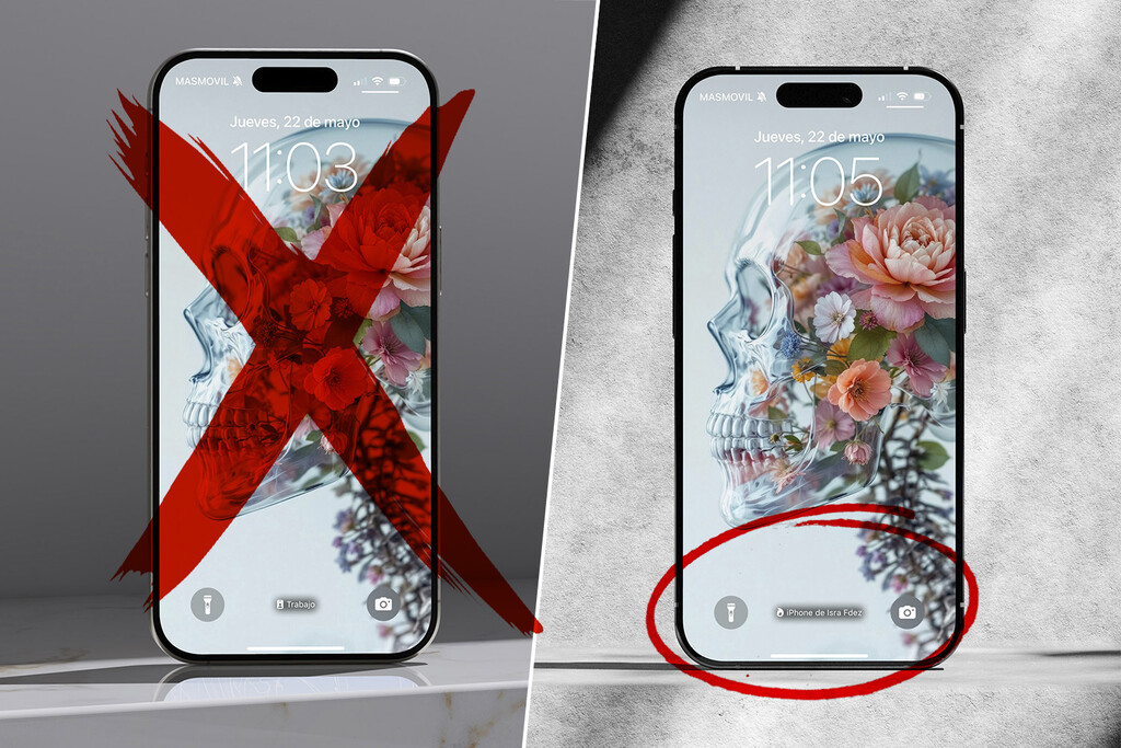 Te cuento cómo poner tu nombre en la pantalla del iPhone 