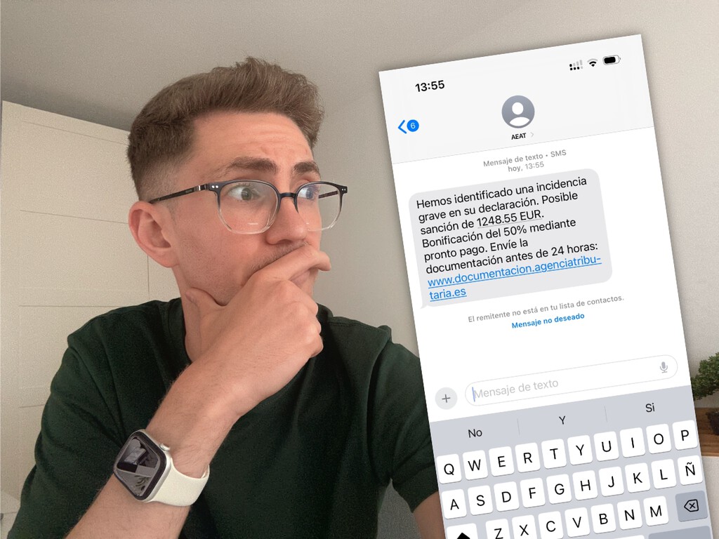 Presenté la renta el primer día y en la app de AEAT dice que todavía se está tramitando. Después llegó un SMS en el peor momento