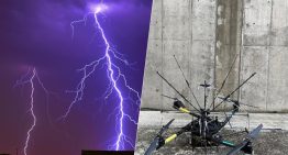 Unos científicos japoneses han llevado el pararrayos al siguiente nivel: con un dron que caza relámpagos