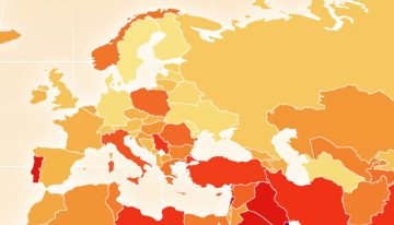 Hay países que no hacen tanto ejercicio como deberían, y este mapa expone a los más sedentarios