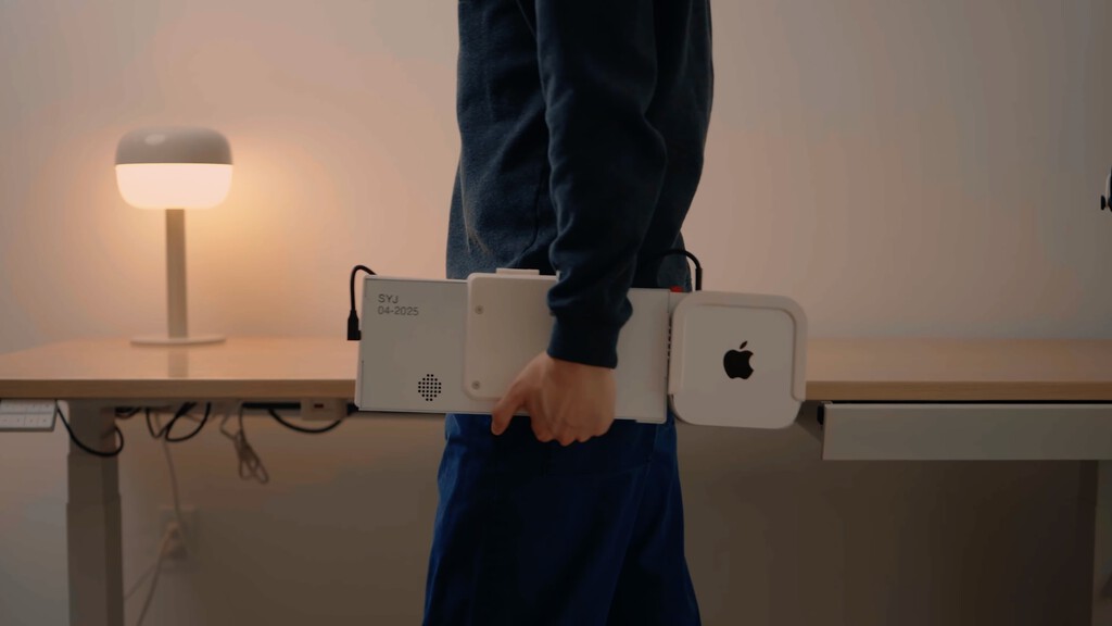 Convierte un Mac mini en portátil: no es barato, pero sí la solución más ingeniosa (y loca) que hemos visto