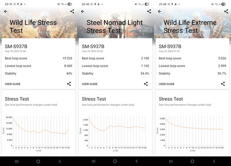 Capturas Test Estabilidad Stress