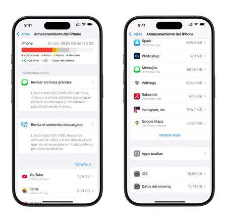 Instalar la beta de iOS 19 con el almacenamiento del iPhone al límite no es una buena idea