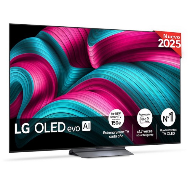 LG - TV OLED evo AI C5 164 cm (65') LG OLED65C56L, Smart TV 4K.