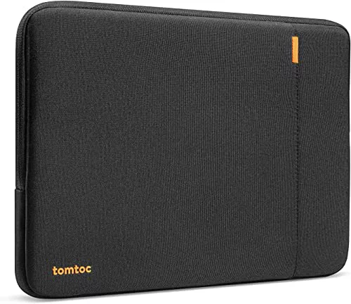 tomtoc 360° Funda para Nuevo 14 Pulgadas MacBook Pro M4/M3/M2/M1 Pro/MAX (2024-2021) A3401 A3185 A3112 A2992 A2918 A2779 A2442, Protección Total, Funda para Portátil con Compartimento para Accesorios