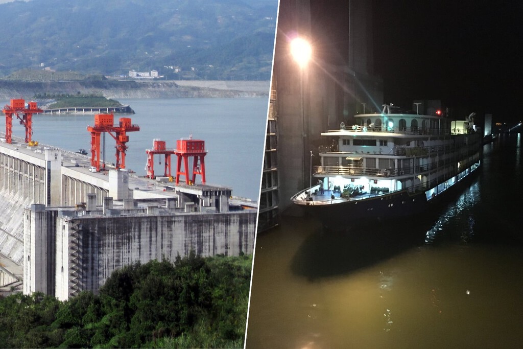 China tiene barcos del tamaño de edificios que navegan sobre montañas. Todo gracias a los ascensores más grandes del mundo 