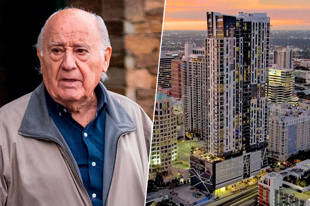 Amancio Ortega sabe que los millonarios se están mudando a Florida: se ha comprado un rascacielos por 165 millones de dólares