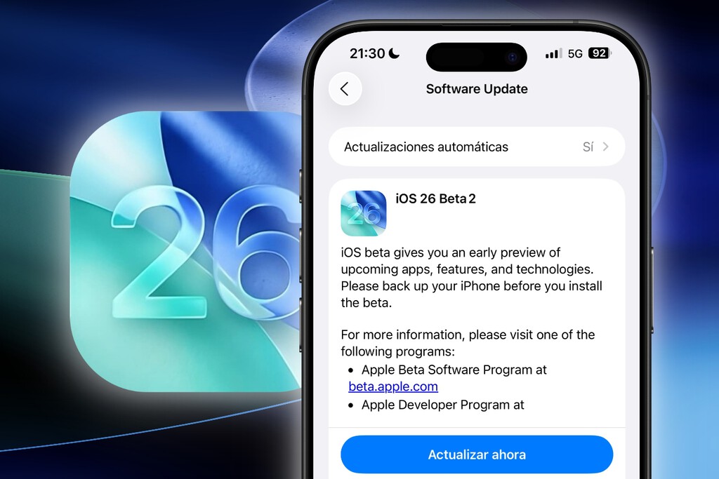 ¡Ya es oficial! iOS 26 beta 2 aterriza en el iPhone y estas son sus novedades