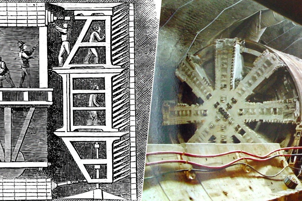 Las tuneladoras modernas son auténticos monstruos comparadas con las de 1950. Lo paradójico es que son igual de lentas