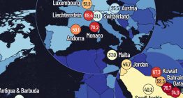 Los países con más población inmigrante del mundo, expuestos en este mapa