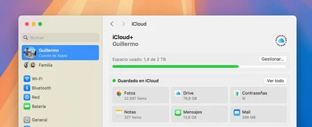 Espacio Icloud